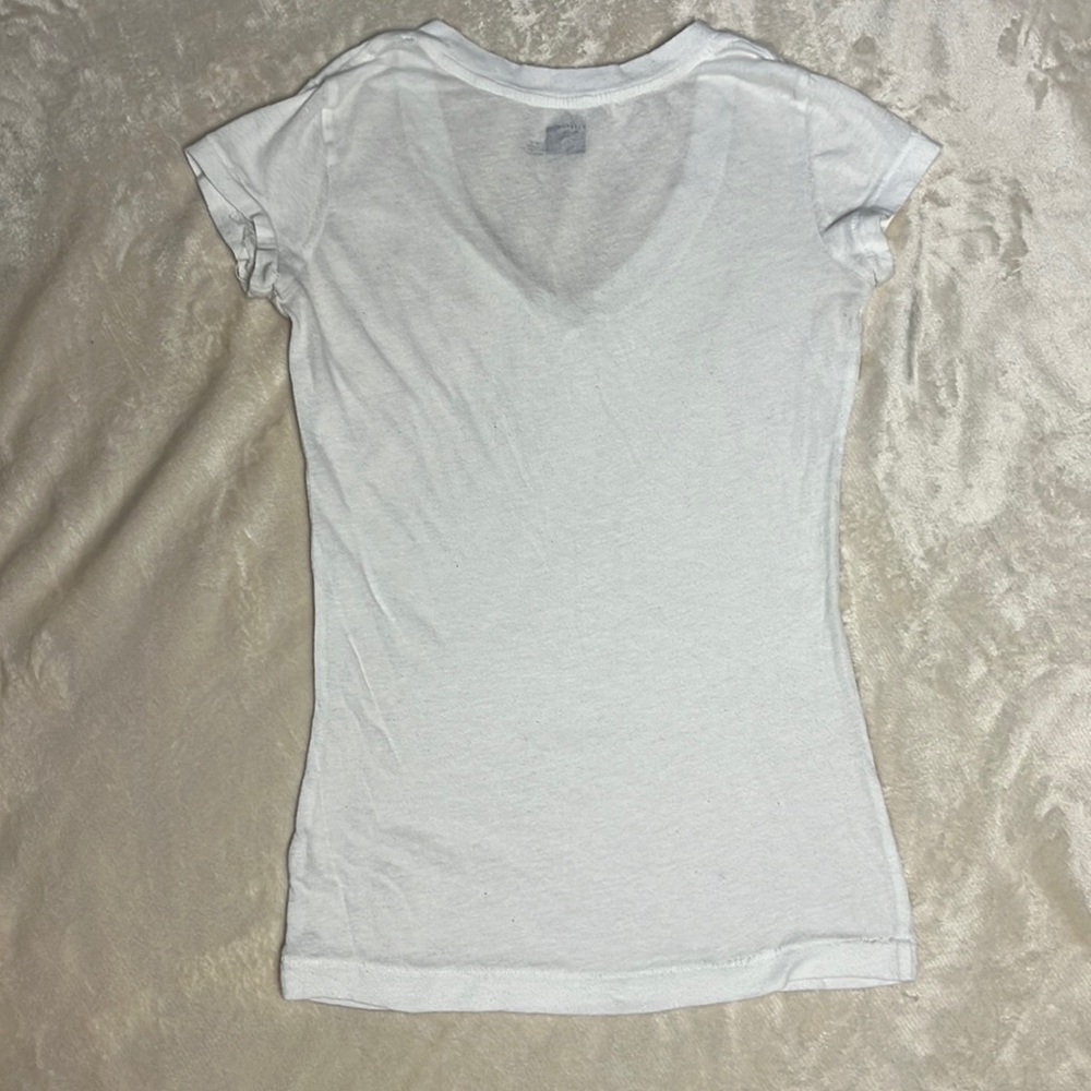 3 BDG V-Neck Tees (Olive Green, Teal Blue and White) - Picture 3 of 9